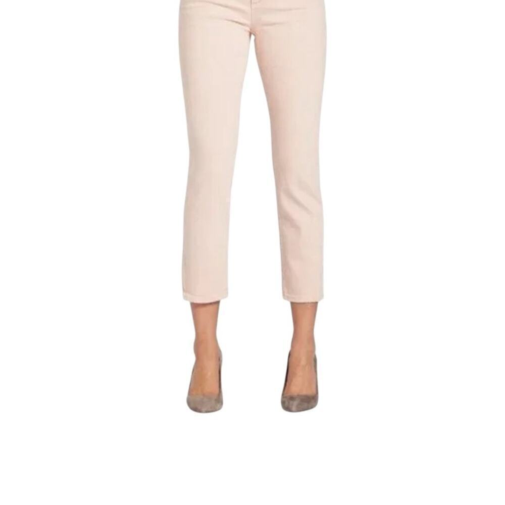AG The Isabelle High-Rise Straight Crop Jeans, Blush, Casual, Weekend, 32 - Picture 2 of 16